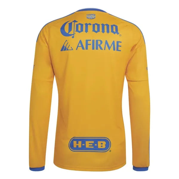 Tigres UANL Long Sleeve Home Jersey