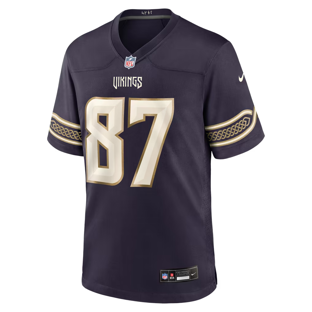 Nike T.J. Hockenson Minnesota Vikings 2026 Rivalries Game Jersey