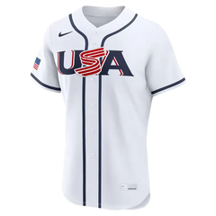 USA Baseball White 2026 World Baseball Classic Home Jersey (Cal Raleigh)
