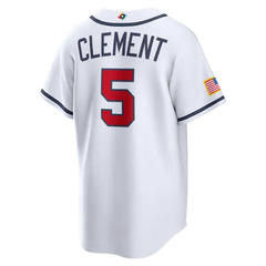 USA Baseball White Stadium Jersey (Ernie Clement)