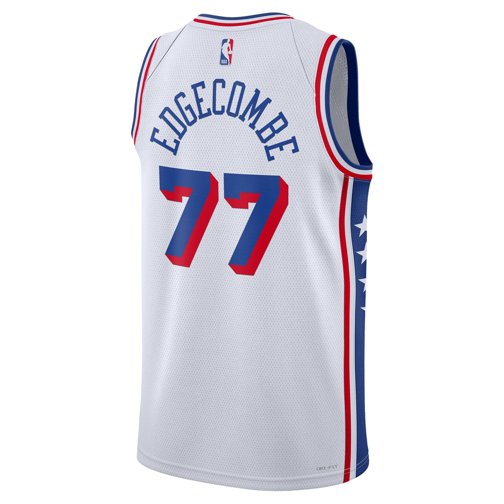 Nike VJ Edgecombe Philadelphia 76ers Unisex Swingman Association Edition Jersey