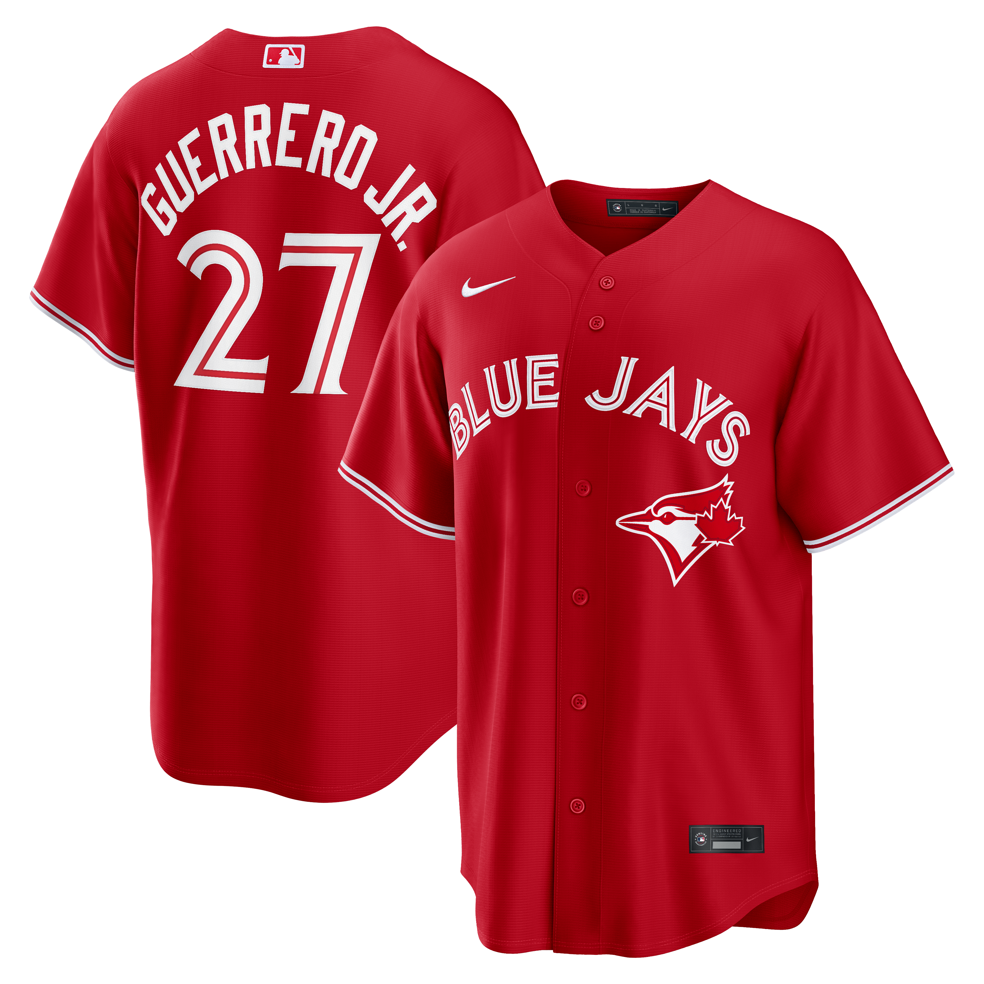 Nike Vladimir Guerrero Jr. Toronto Blue Jays Canada Day Replica Jersey