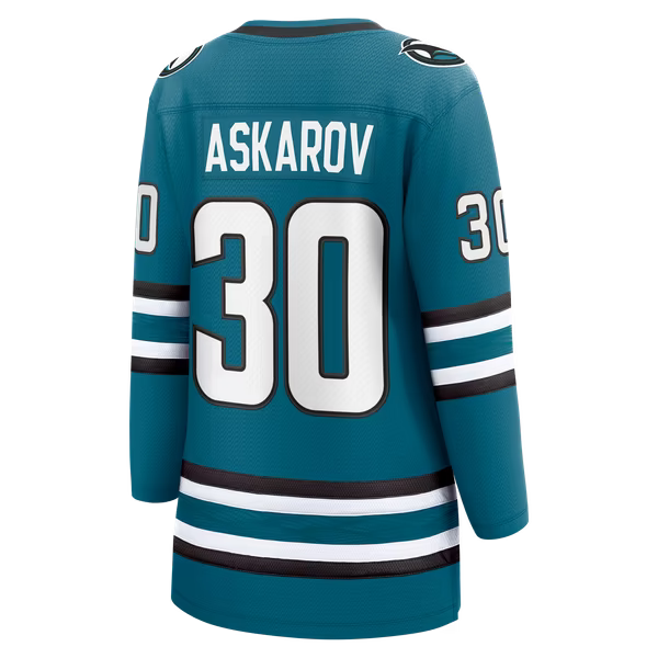 Fanatics Yaroslav Askarov San Jose Sharks Women's Breakaway Jersey